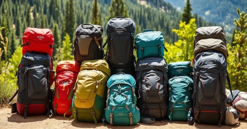 Osprey for budget travel backpacks displayed in the outdoors, highlighting their durability and features for affordable adventure trips.