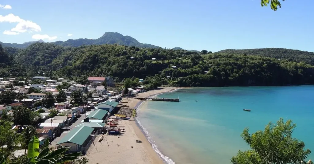 Anse La Raye, St. Lucia, a picturesque fishing village showcasing the island's charm and a factor to consider when planning the best time to visit St Lucia.